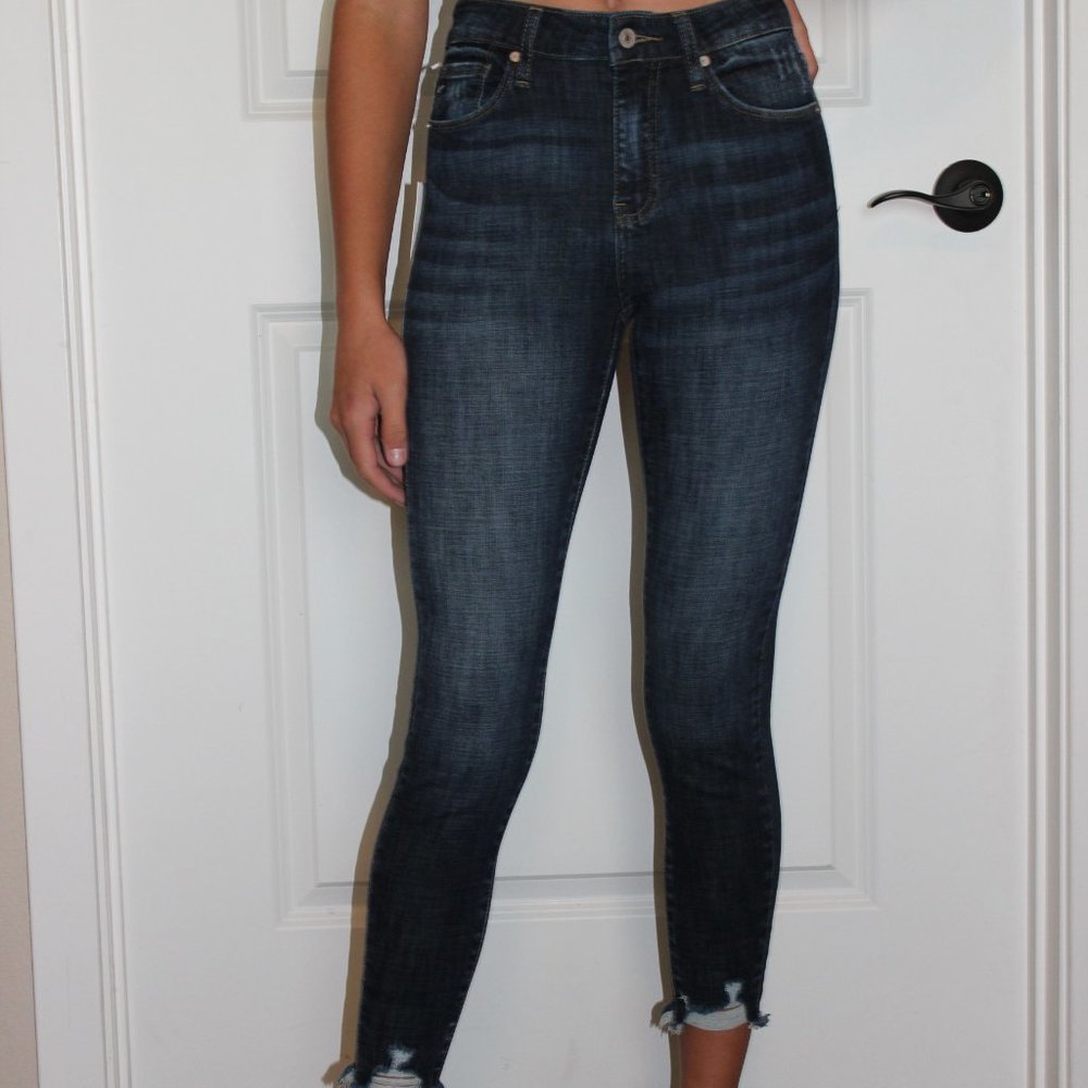 dark wash r&b super skinny jeans